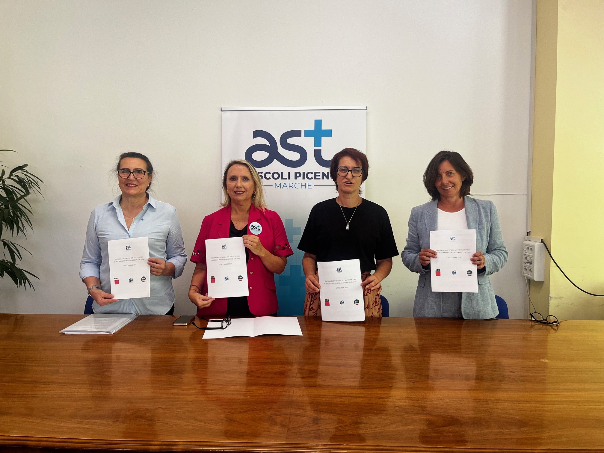 Firmato Il Protocollo D Intesa Tra Ast Ascoli E Cgil Cisl E Uil